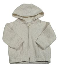 Svetlobéžová melírovaná prepínaci oversize mikina s kapucňou PRIMARK