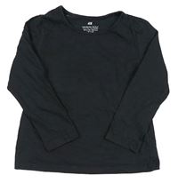 Tmavosivé tričko zn. H&M