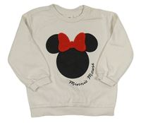 Smotanová mikina s Minnie zn. H&M