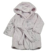 Lila plyšový župan se Zvonilkou a kapucí George