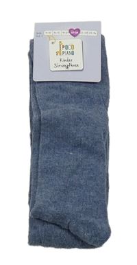 Nové - modré melírované punčocháče POCOPIANO 