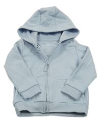 Svetlomodrá prepínaci mikina s kotvou a kapucňou F&F