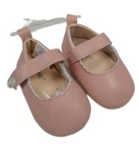 Nové - starorůžové koženkové capáčky Little Me vel. 17