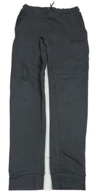 Tmavošedé tepláky s logem JACK&JONES