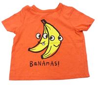 Neónově oranžové tričko s banány George