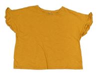 Okrové oversize tričko F&F