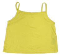 Žltý crop top