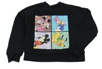 Černá mikina s Minnie a přáteli George