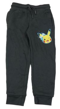 Antracitové tepláky s Pikachu Primark