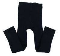 Tmavomodré thermo punčocháčové legíny Tchibo