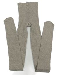 Hnědé melírované punčocháče H&M