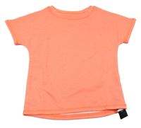 Nové - Neonově korálové melírované sportovní tričko Dunnes