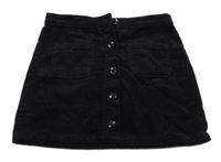 Čierna menšestrová prepínaci sukňa Next