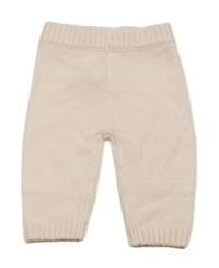 Svetloružové pletené tepláky