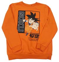 Oranžová mikina s Goku - Dragonball Primark