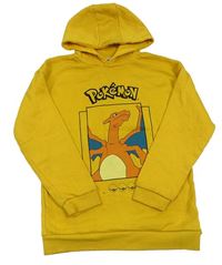 Žlutá mikina s Pokémonem a kapucí Primark