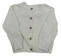 Biely prepínaci sveter Nutmeg