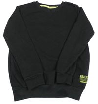 Čierna rebrovaná mikina Y.F.K.