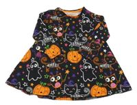 Čierne šaty s dýněmi F&F