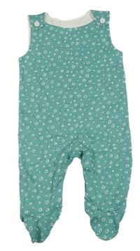 Zelené puntíkaté dupačky