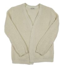 Smetanovo-zlatý třpytivý svetrový cardigan Primark