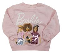 Světlerůžová mikina s Barbie H&M