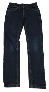 Tmavomodré skinny rifle C&A