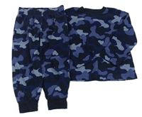 Tmavomodré army pyžama F&F