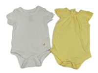 2set - 2x body - bílé + žluté 