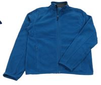 Petrolejová fleecová funkčná prepínaci mikina Quechua