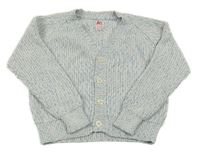 Mintovo-modro-ružový melírovaný prepínaci sveter