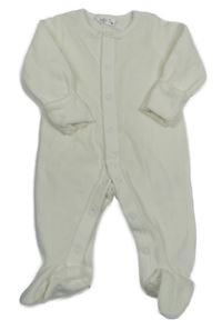 Biely zamatový overal M&Co.