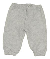 Svetlosivé melírované rebrované tepláky F&F