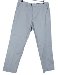Pánské šedé chino kalhoty M&S vel. 36/29