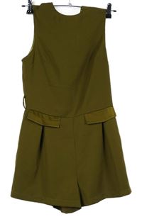 Dámský khaki letní overal Topshop 