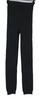 Dámské tmavošedé punčochové zateplené legíny Primark 