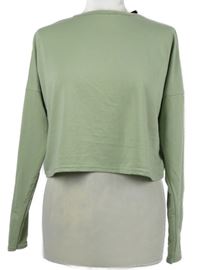 Dámské světlezelené crop triko NastyGAL 