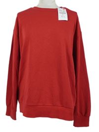 Nové - Dámská červená oversized mikina Lefties 