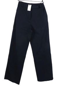 Nové - Dámské tmavomodré volné kalhoty Primark 