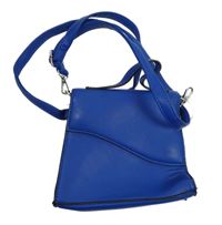 Nové - Dámská kobaltově modrá koženková crossbody kabelka Primark