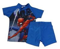 2set- modré UV tričko se Spidermanem+ kraťasy Marvel