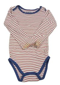 Bielo-červené pruhované body Tchibo