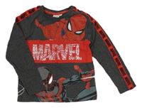 Šedo-červené triko se Spidermanem Marvel