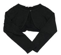 Čierne trblietavé svetrové bolerko H&M