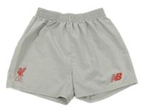 Sivé šušťákové športové funkčné kraťasy New Balance