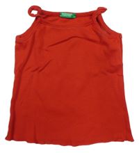 Červený top Benetton