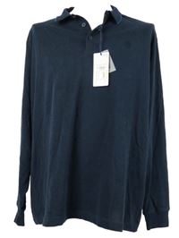 Nové - Pánské tmavomodré polo triko State of Art 