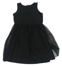 Čierne šaty s tylovou sukní George