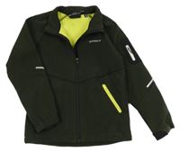 Tmavozelená softshellová bunda Icepeak