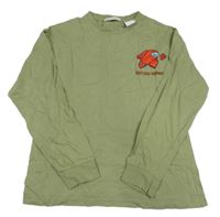 Khaki tričko s potiskem - Among Us Zara